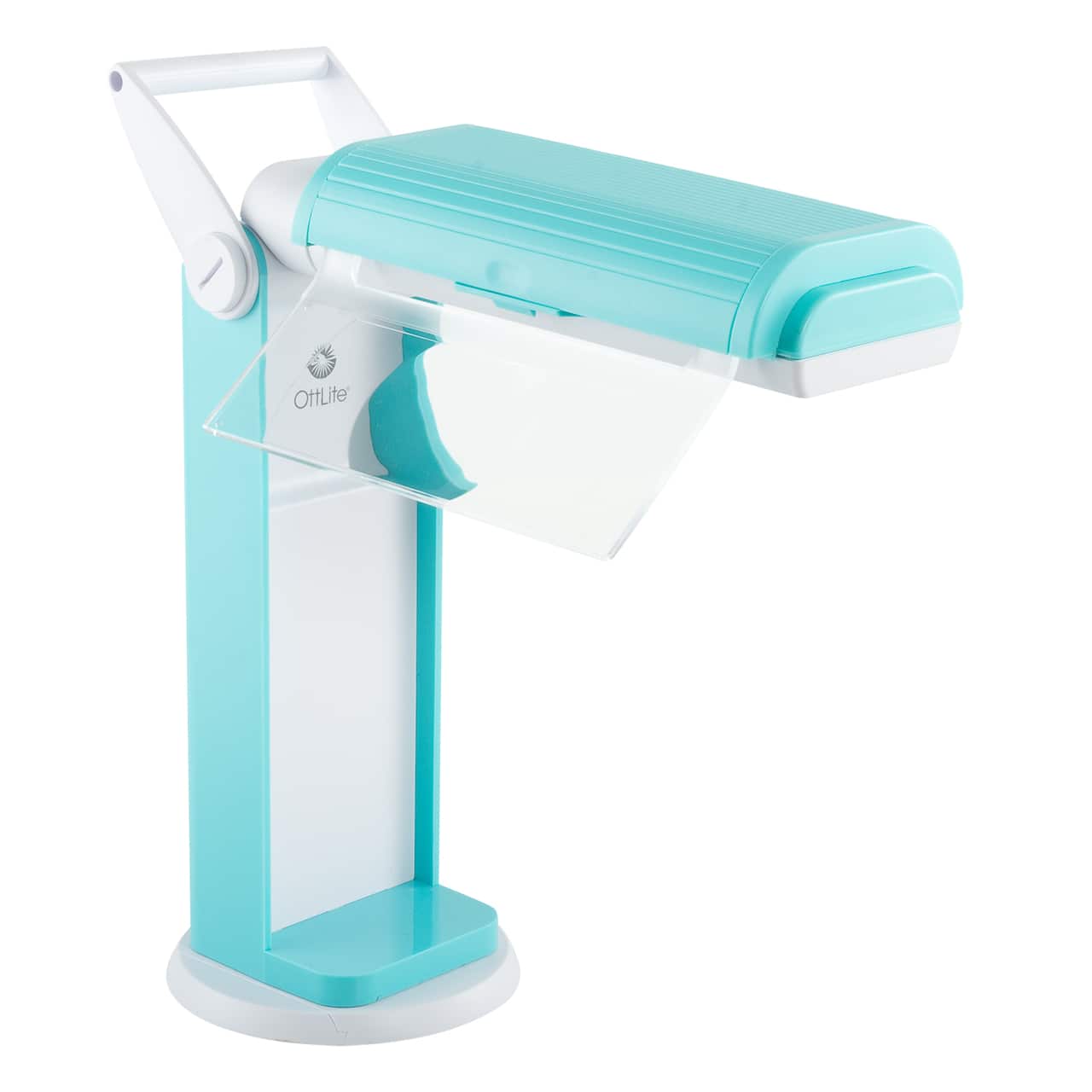 OttLite 11.5" Turquoise Magnifier Task Lamp
